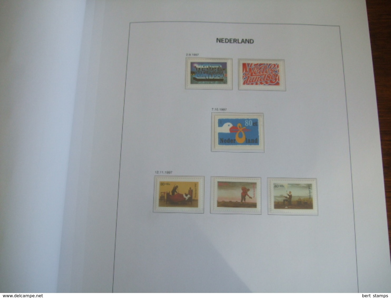 Collection Netherlands in DAVO LUXE album 1996 till 1999 MNH including extra sheets