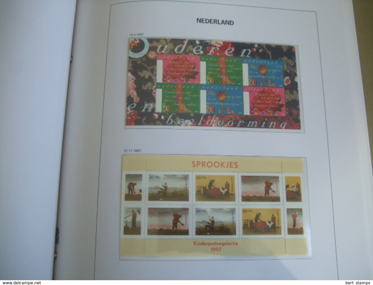 Collection Netherlands in DAVO LUXE album 1996 till 1999 MNH including extra sheets