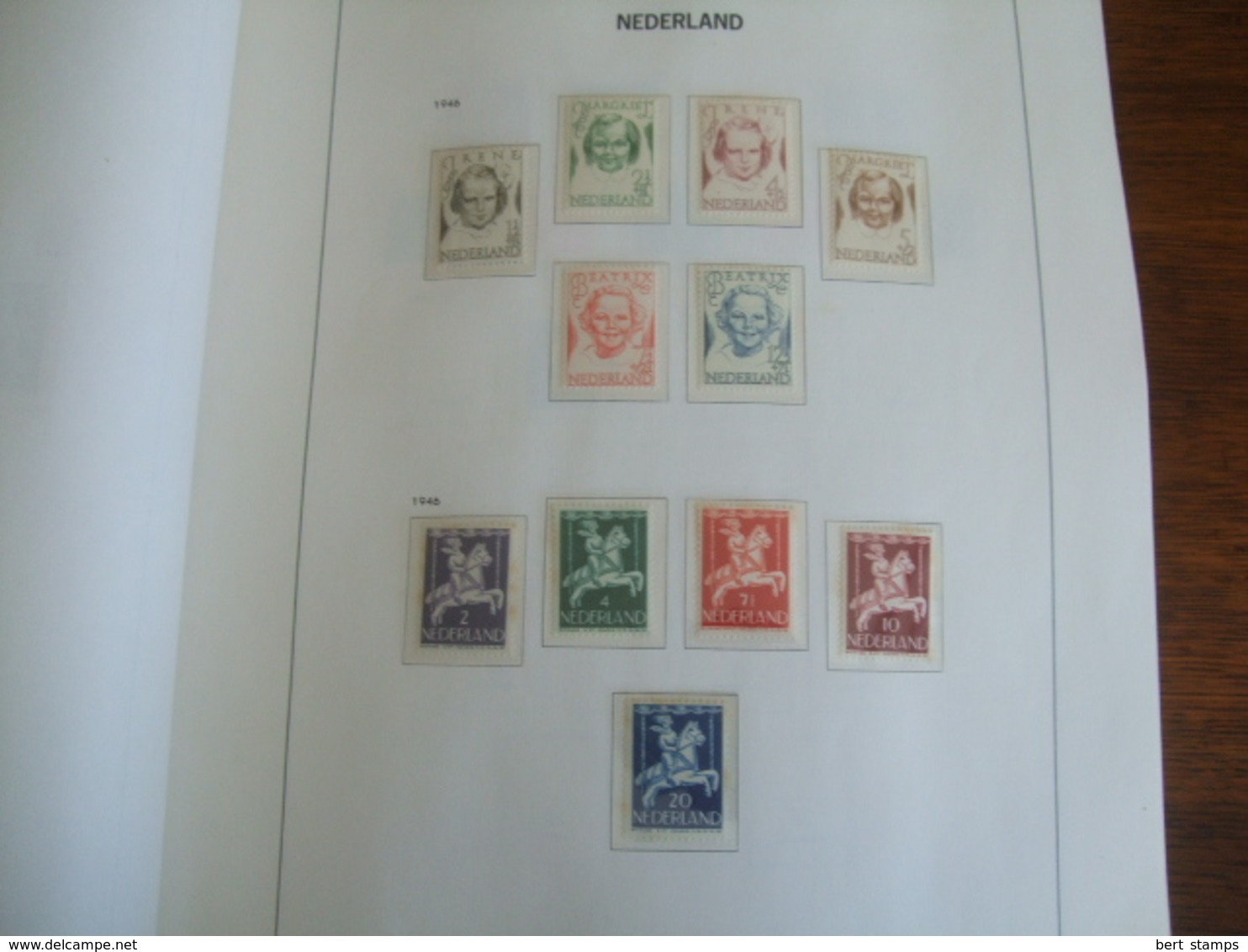Mooie Collectie Nederland, Nice Collection Netherlands, MNH And Hinged From 1944 - 1989 - Verzamelingen
