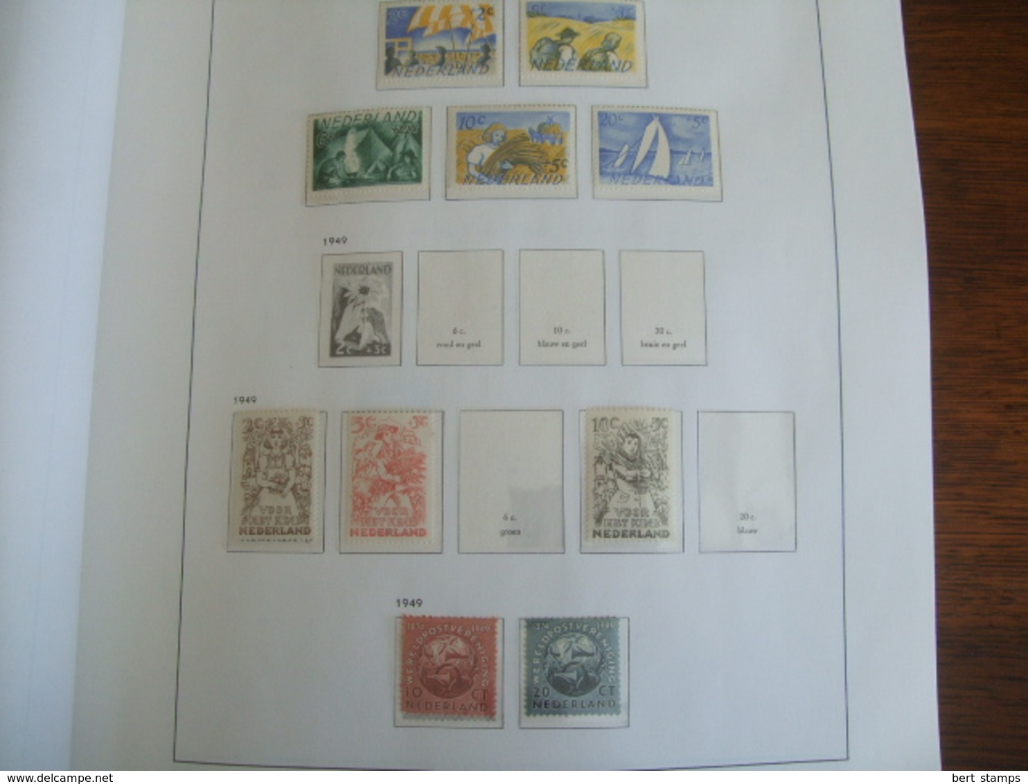 Mooie collectie Nederland, nice Collection Netherlands, MNH and Hinged from 1944 - 1989