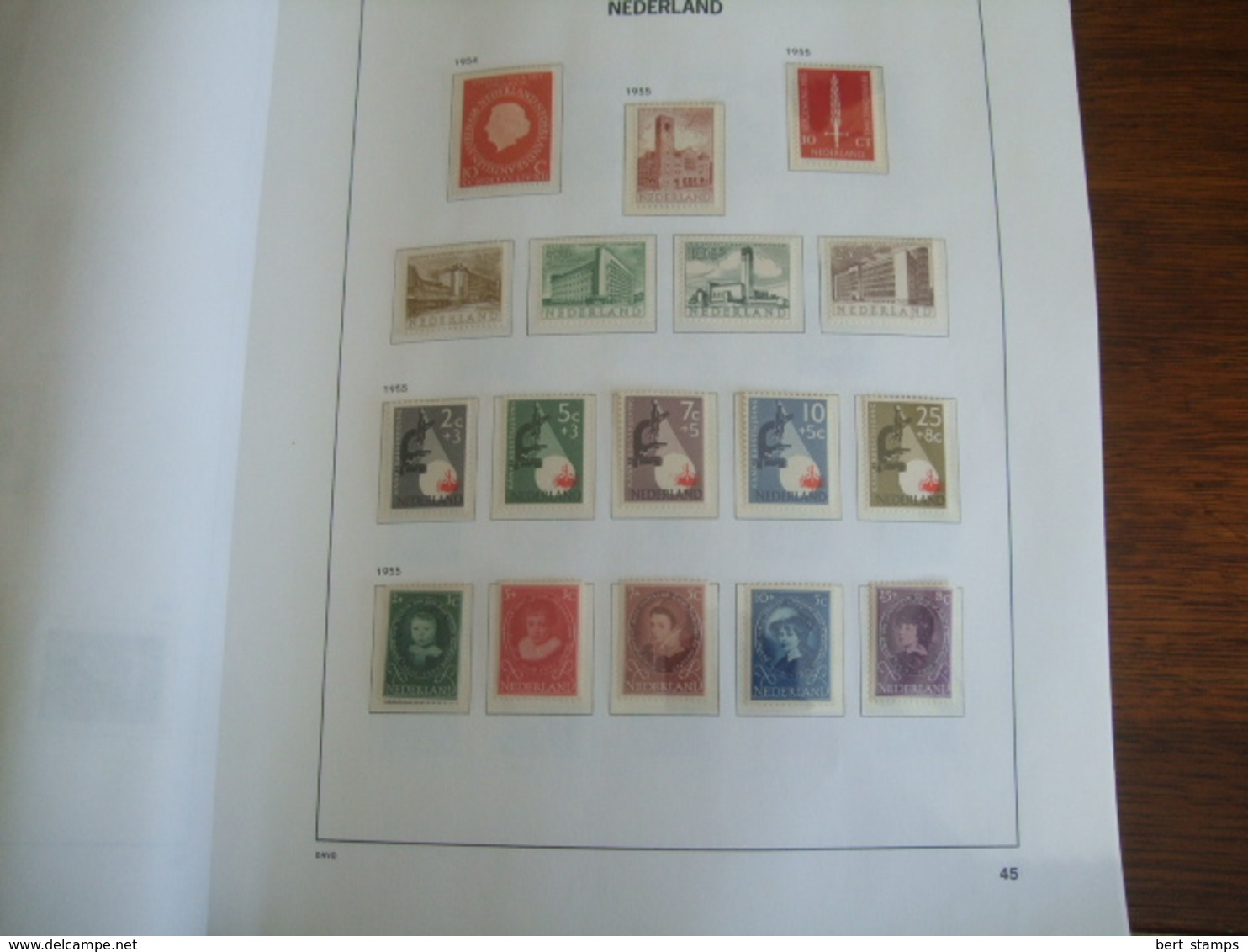 Mooie collectie Nederland, nice Collection Netherlands, MNH and Hinged from 1944 - 1989