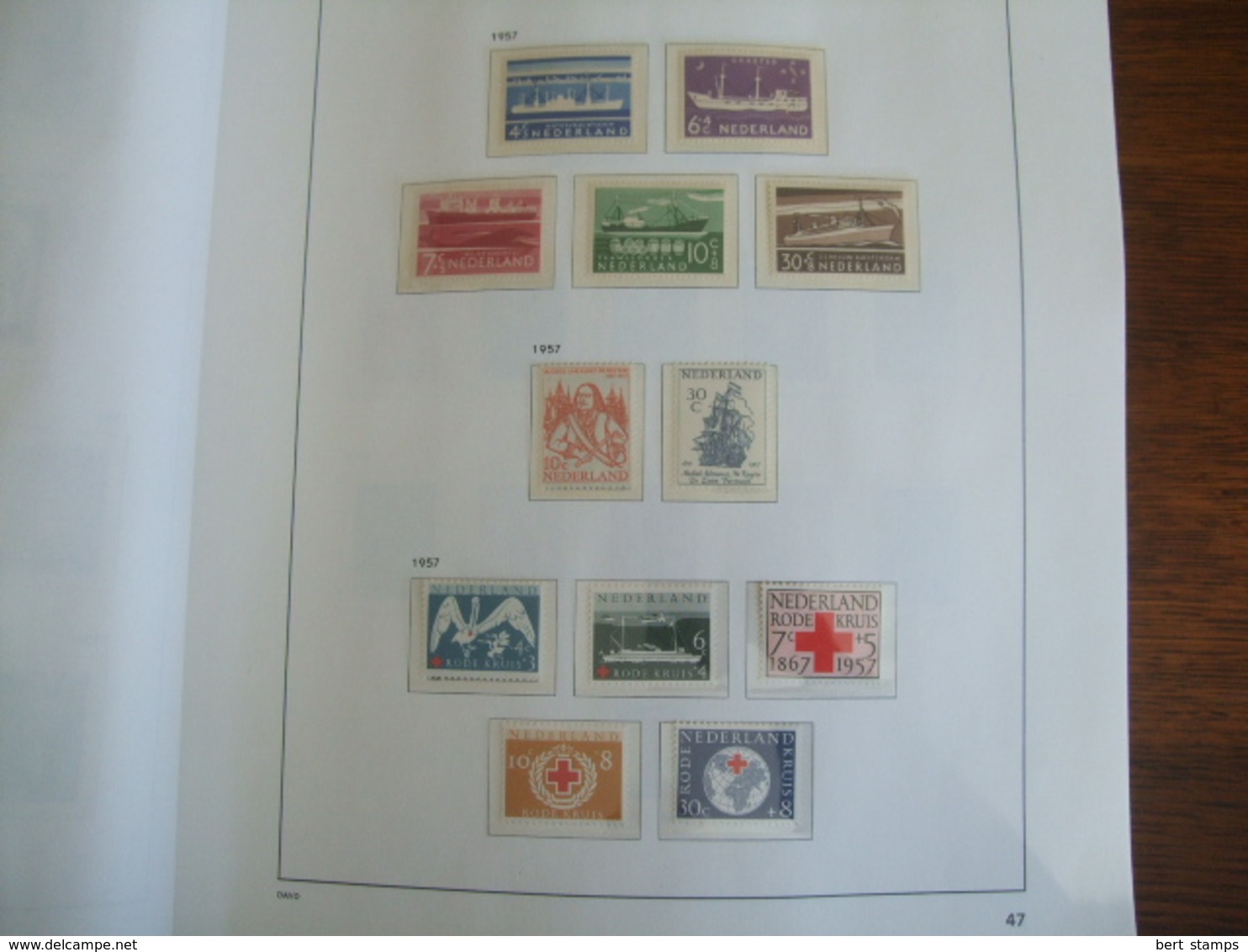 Mooie collectie Nederland, nice Collection Netherlands, MNH and Hinged from 1944 - 1989