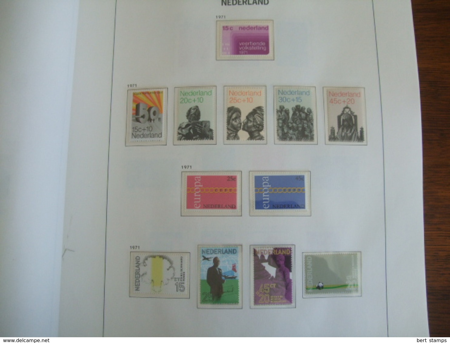 Mooie collectie Nederland, nice Collection Netherlands, MNH and Hinged from 1944 - 1989