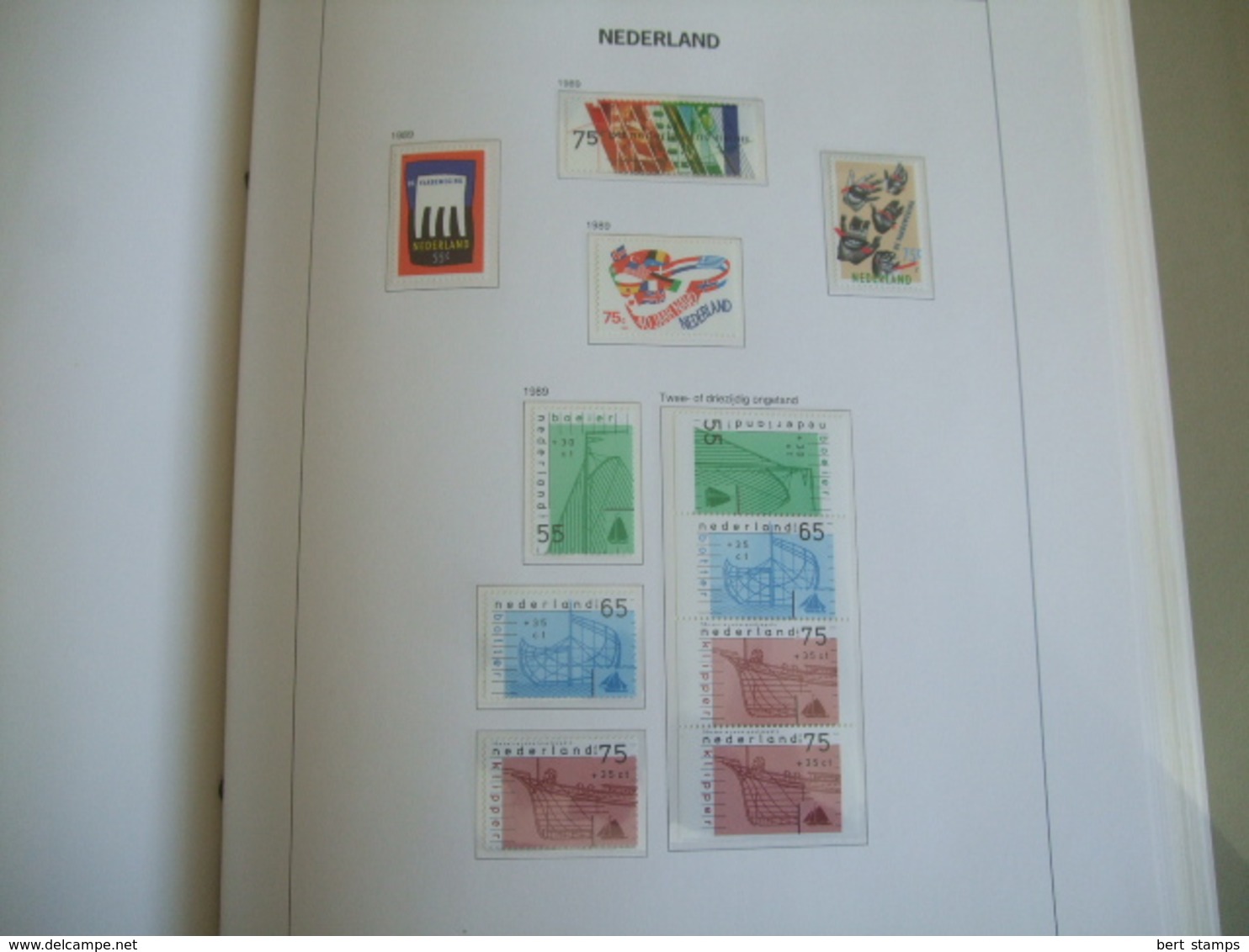 Mooie collectie Nederland, nice Collection Netherlands, MNH and Hinged from 1944 - 1989