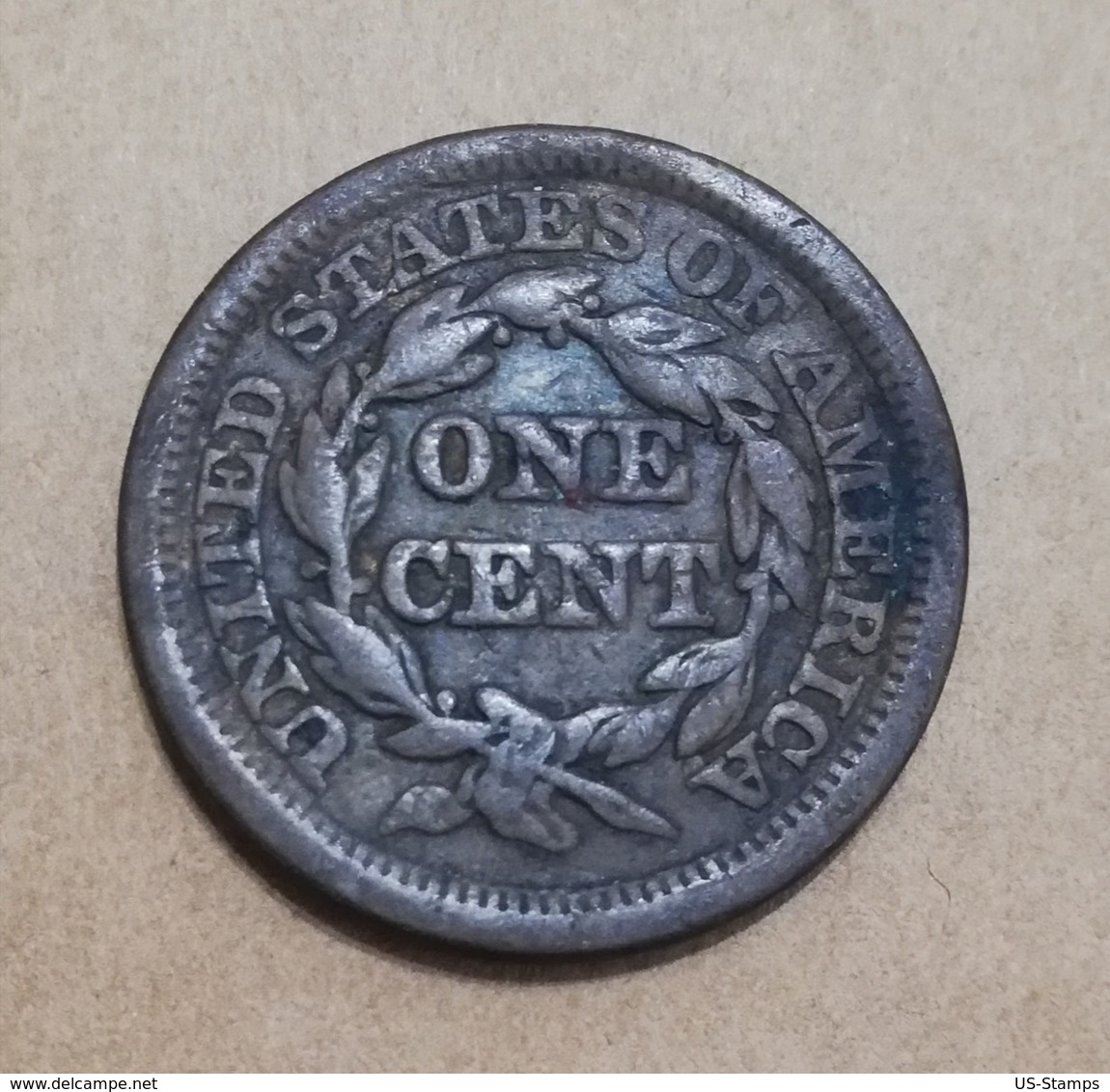 USA - One Cent ''Braided Hair'' De 1848 - 1840-1857: Braided Hair (Capelli Intrecciati)