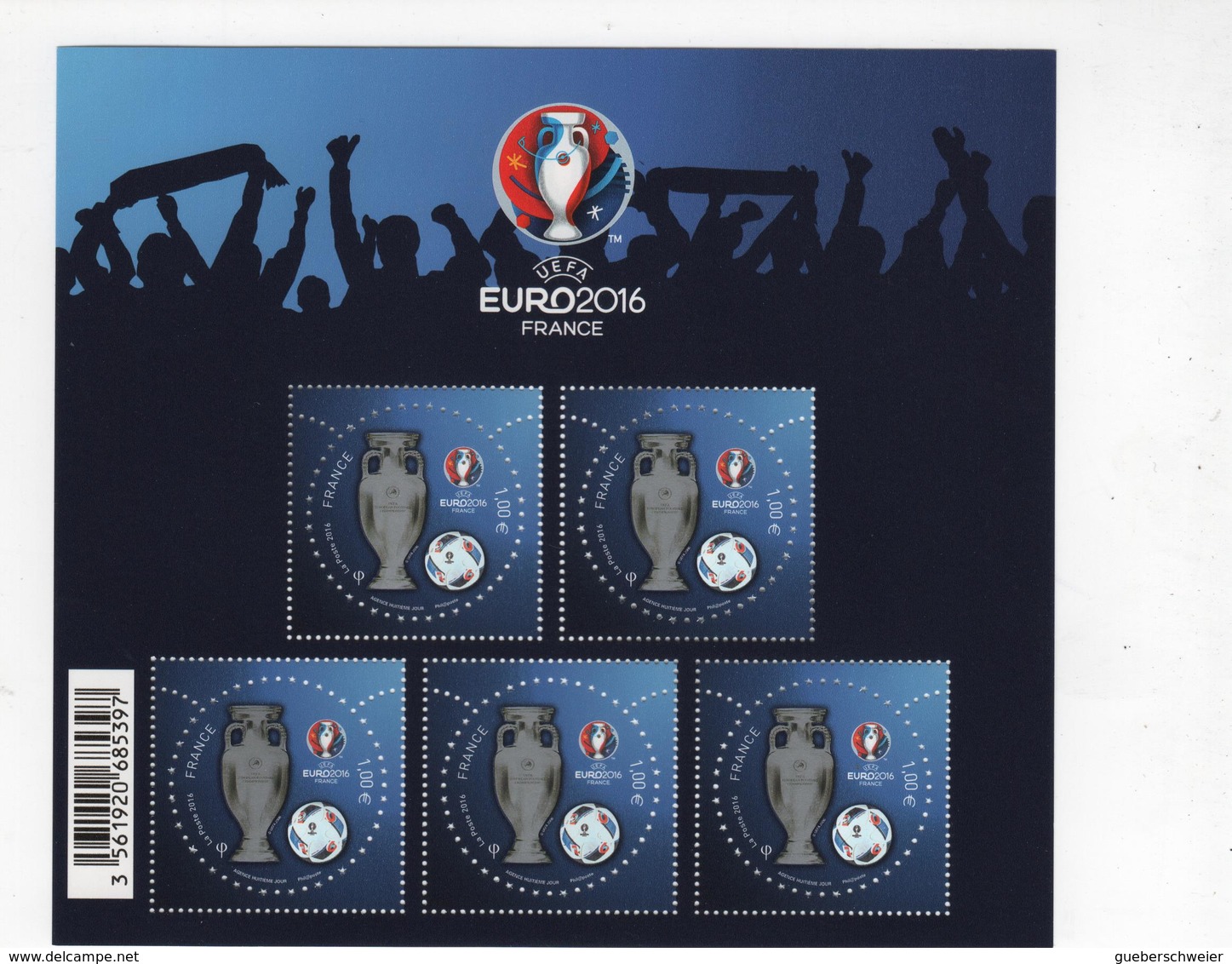 FRANCE BF 137 Neuf** EURO 2016 - Neufs