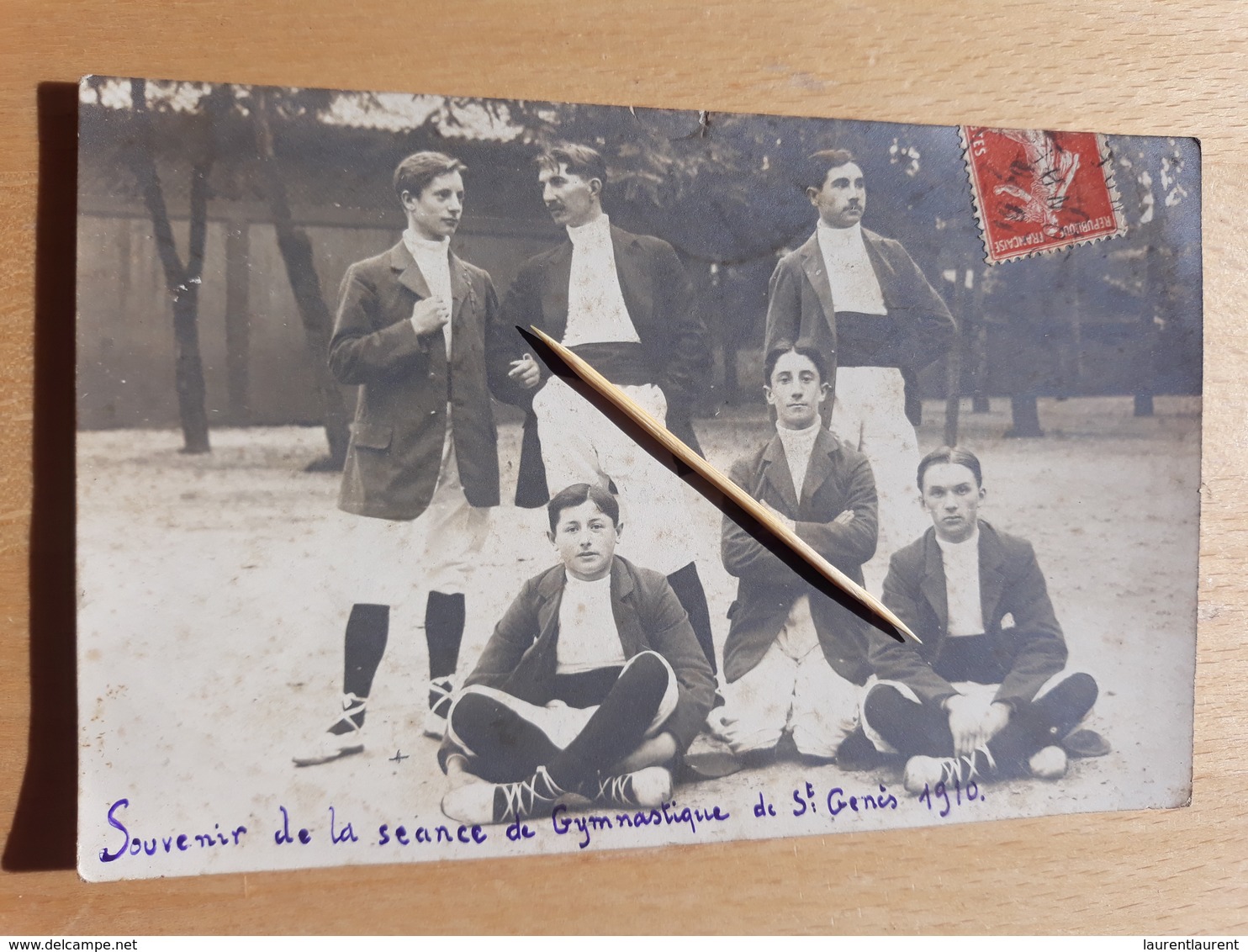 SAINT-GENES - PHOTO - 1910 - Souvenir De La Seance De Gymnastique - Autres & Non Classés