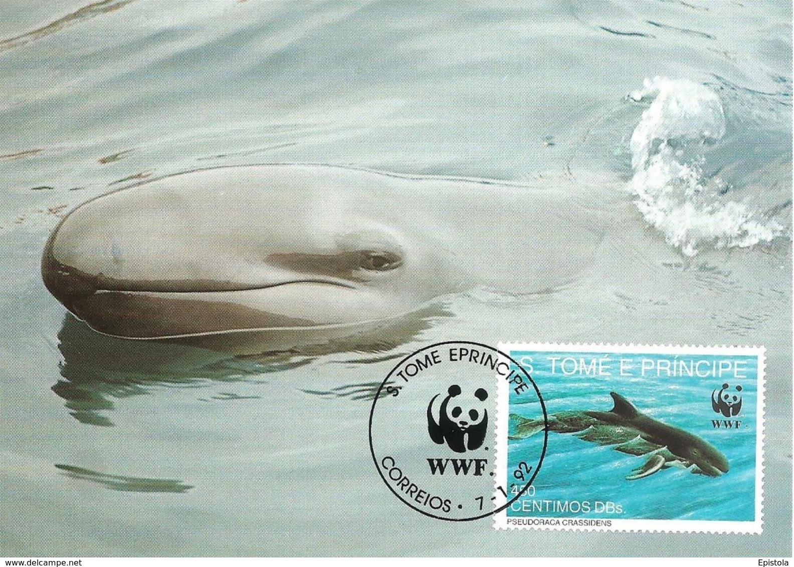 1992 - SAO TOME E PRINCIPE - False Killer Whale - Fausse Orque Pseudorca - Sao Tome Et Principe