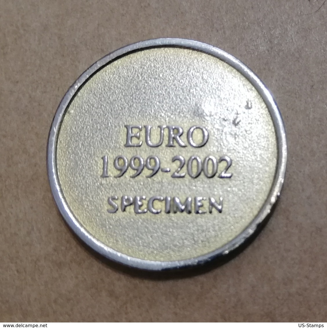 Jeton Euro 1999-2002 Spécimen - 1 Euro - Abarten Und Kuriositäten