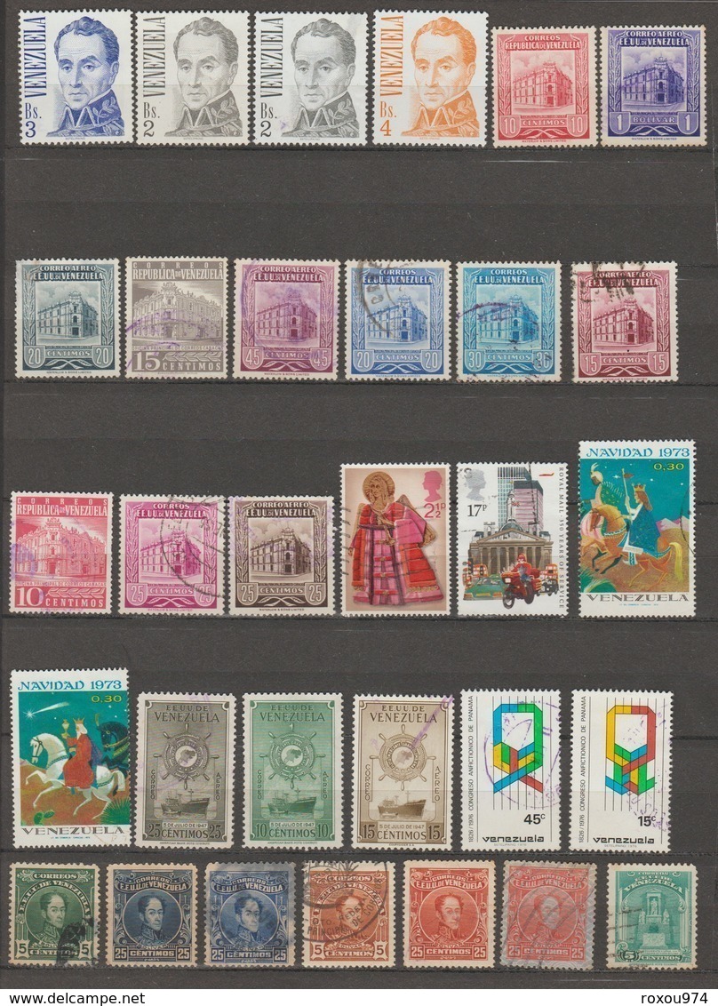 LOT TIMBRES MONDE  1114 OBLITERES +  112 NEUFS**      46 SCAN