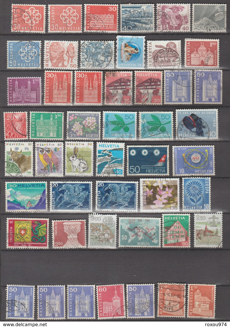 LOT TIMBRES MONDE  1114 OBLITERES +  112 NEUFS**      46 SCAN