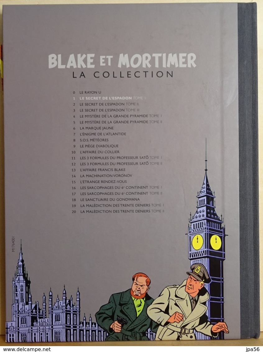 Blake Et Mortimer - Le Secret De L'espadon Tome 1 - Edgar P. Jacobs - Blake Et Mortimer
