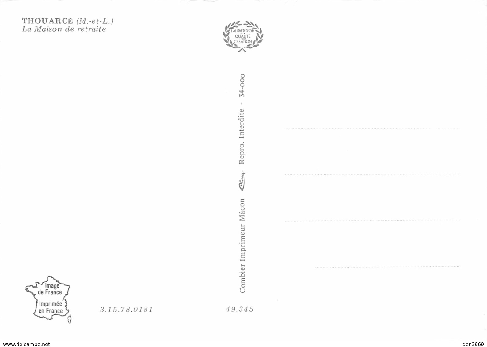 THOUARCE - La Maison De Retraite - Thouarce