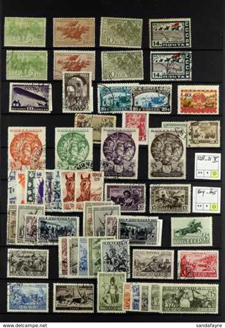 HORSES RUSSIA 1904-2003 Fine Mint (later Issues Are Never Hinged) And Used Collection On Stock Pages, All Stamps Featuri - Unclassified