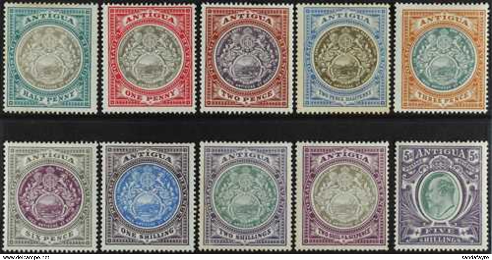 1903-07 Complete Set, SG 31/40, Mint. (10 Stamps) For More Images, Please Visit Http://www.sandafayre.com/itemdetails.as - Autres & Non Classés