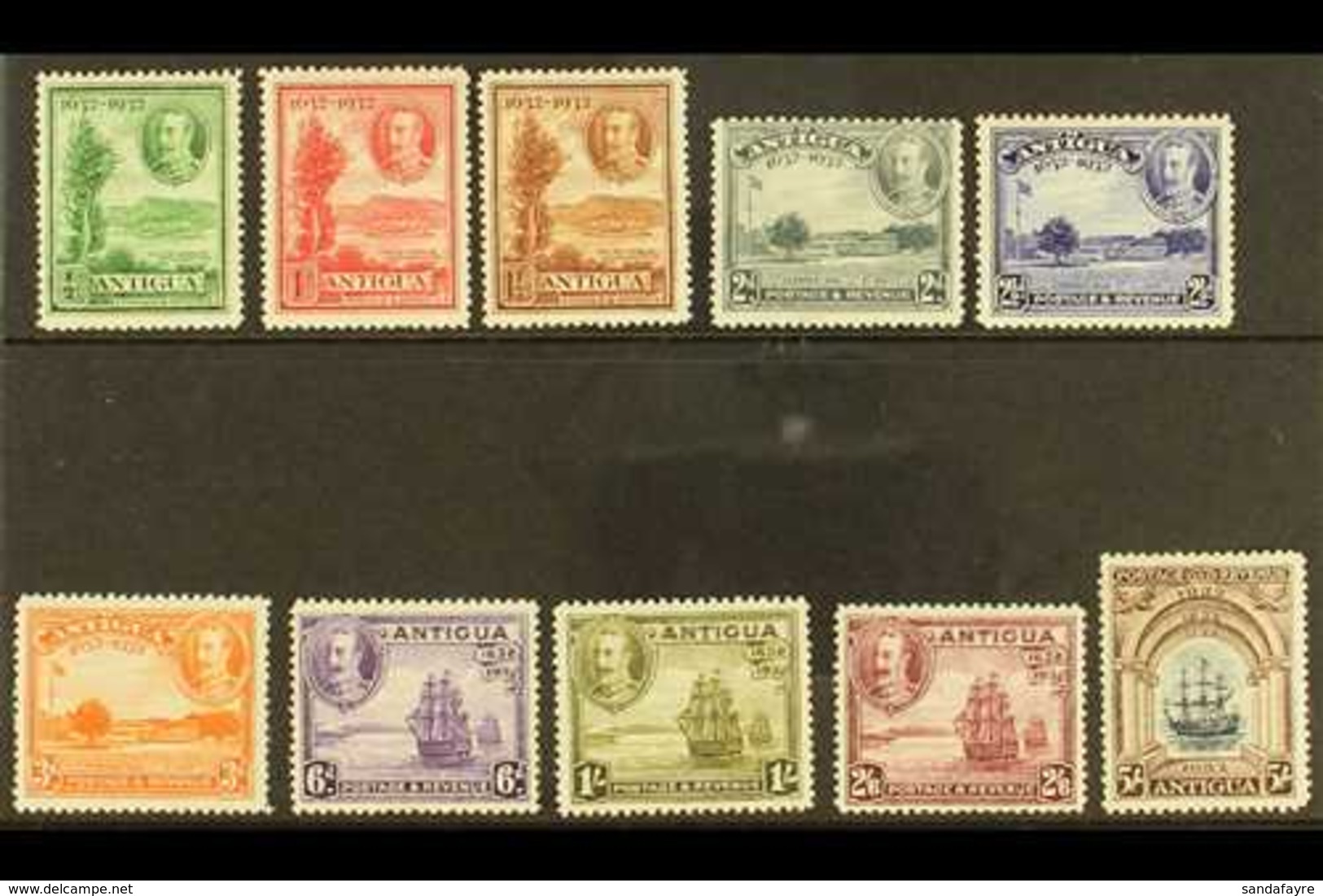 1932 Tercentenary Set, SG 81/90, Very Fine Mint (10 Stamps) For More Images, Please Visit Http://www.sandafayre.com/item - Altri & Non Classificati