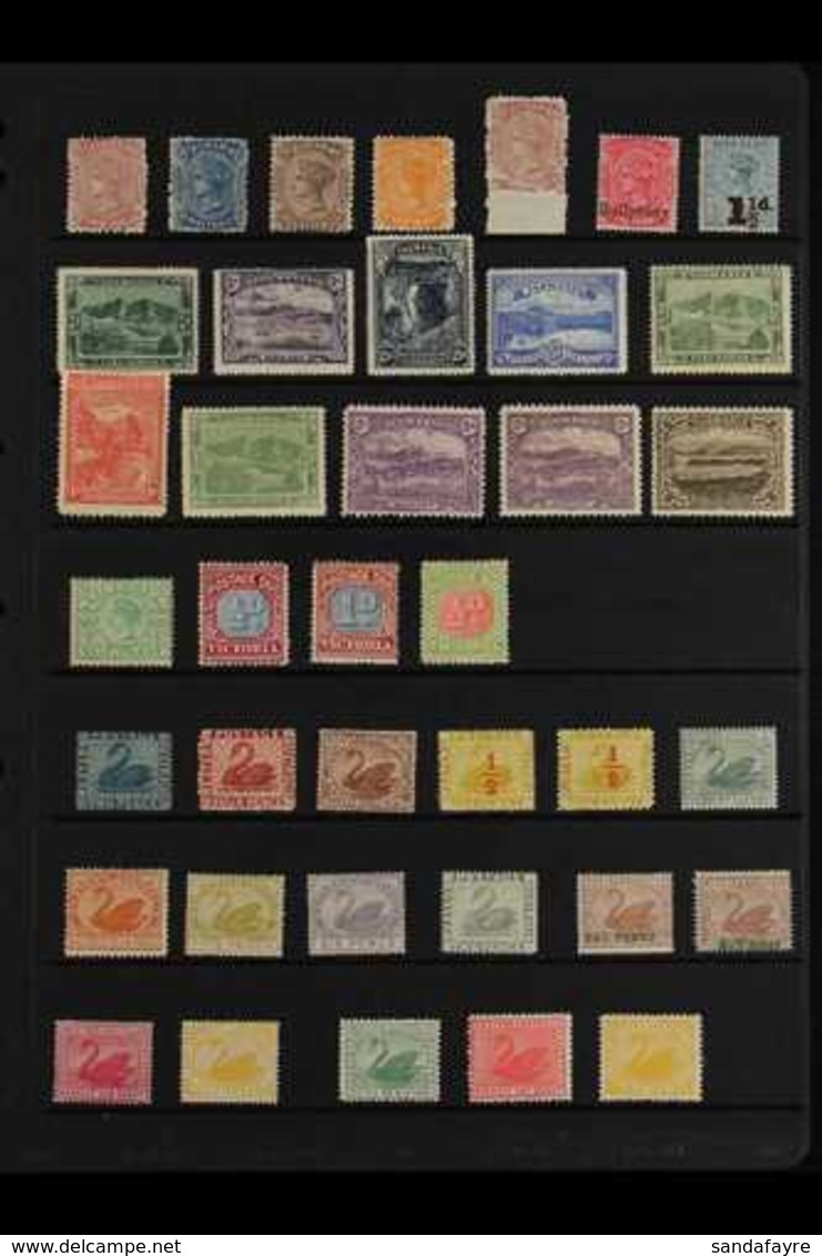 ATTRACTIVE MINT COLLECTION COVERING ALL STATES All Different, Mostly Fine And Fresh Including Many Better Items. Compris - Altri & Non Classificati