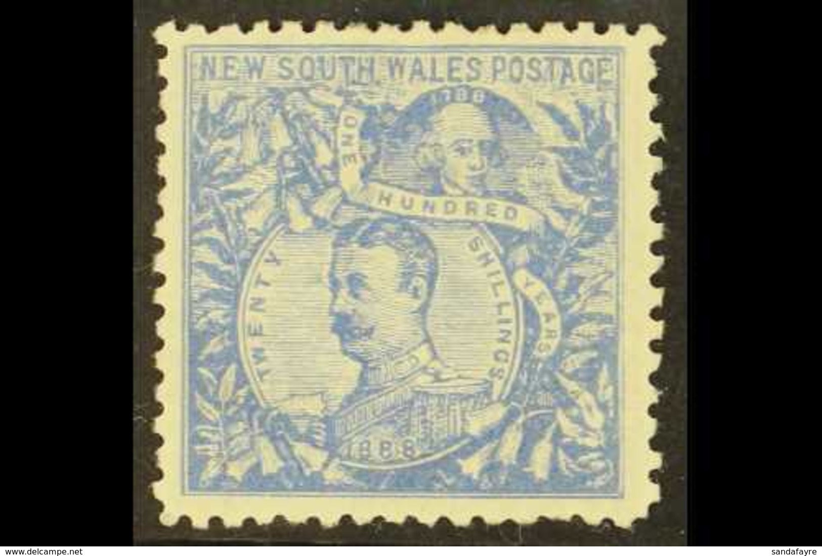 NEW SOUTH WALES 1890 20s Ultramarine Perf 11, SG 264c, Mint Large Part OG, Fresh And Attractive. For More Images, Please - Altri & Non Classificati