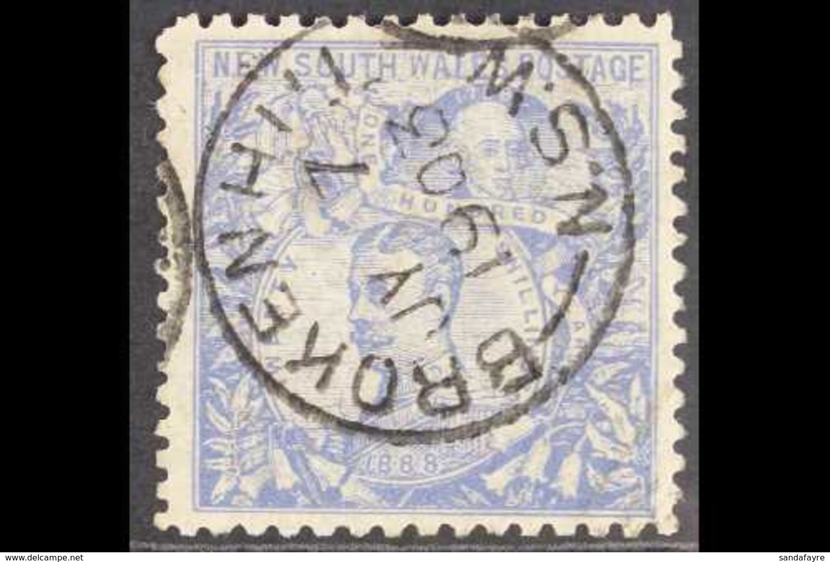 NEW SOUTH WALES 1890 20s Ultramarine Perf 11x12, SG 264cb, Fine Used With Nice "Broken Hill" Cds Cancel. For More Images - Altri & Non Classificati