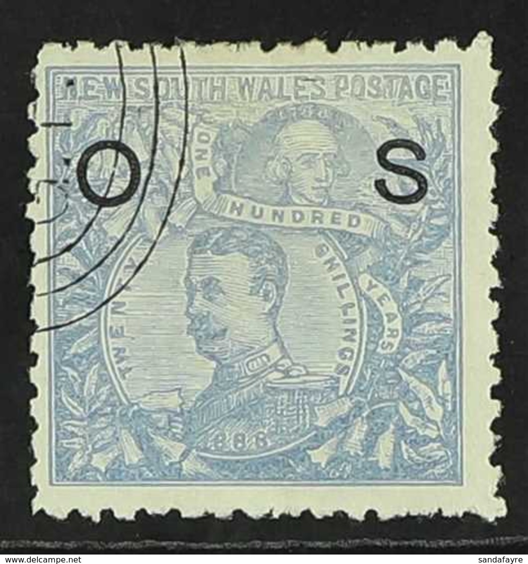 NEW SOUTH WALES OFFICIAL 1891 20s Cobalt-blue, SG O50, Very Fine Used. A Particularly Scarce Stamp. For More Images, Ple - Autres & Non Classés