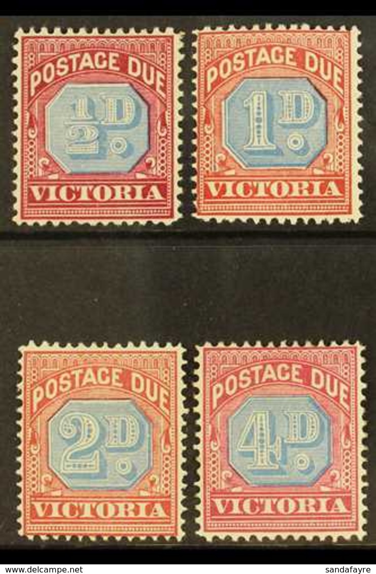 VICTORIA POSTAGE DUES 1890 ½d, 1d, 2d, And 4d All Listed Shades, SG D1a/D4a, Fine Mint. (4 Stamps) For More Images, Plea - Autres & Non Classés