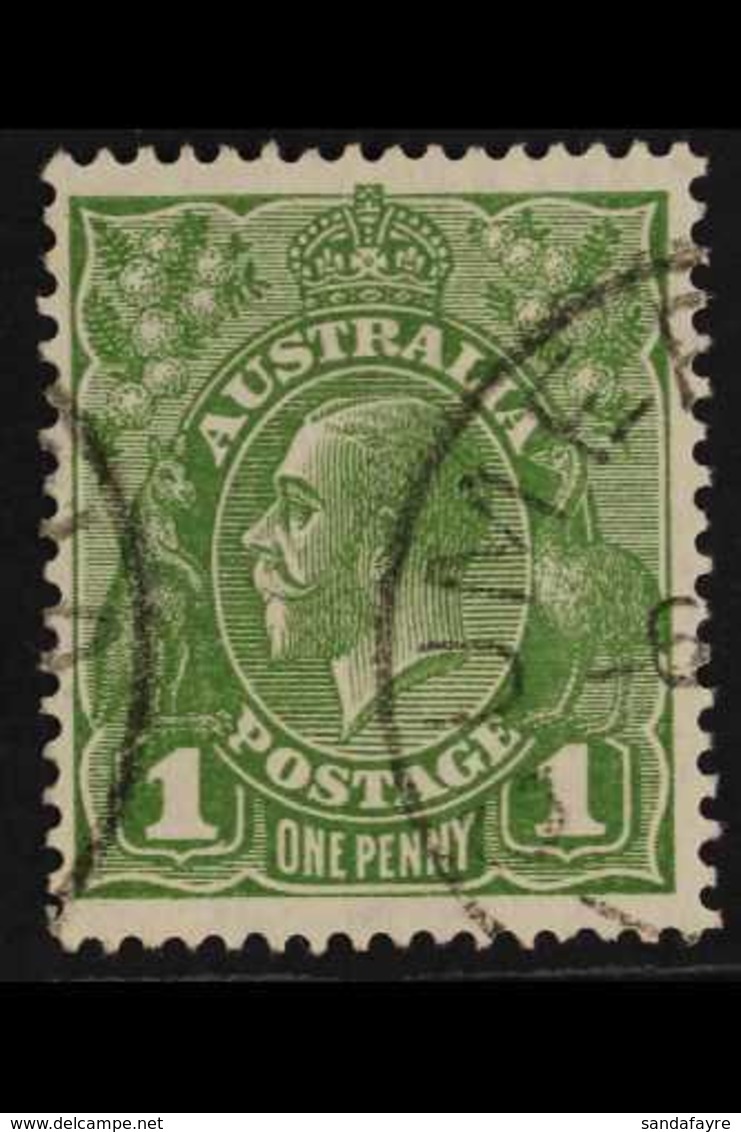 1926-30 1d Sage-green KGV Head DIE II Perf 13½x12½, SG 95b, Very Fine Cds Used, Very Fresh. For More Images, Please Visi - Autres & Non Classés
