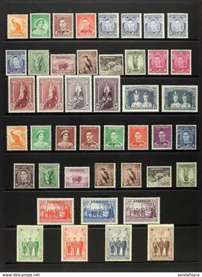 1937-52 COMPLETE MINT KGVI COLLECTION A Fine Mint Collection Presented On Stock Pages That Includes A Complete Basic Run - Autres & Non Classés