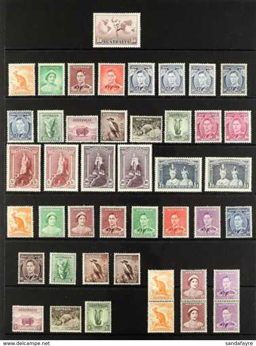 1937-52 COMPREHENSIVE MINT / NHM KGVI COLLECTION An Attractive Collection Presented On Stock Pages, COMPLETE For Basic I - Autres & Non Classés