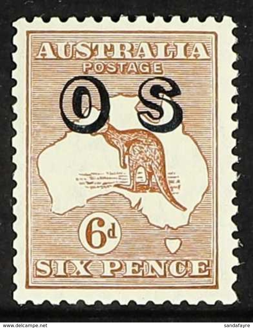 OFFICIALS 1932 6d Chestnut 'roo, SG O127, Never Hinged Mint. For More Images, Please Visit Http://www.sandafayre.com/ite - Altri & Non Classificati
