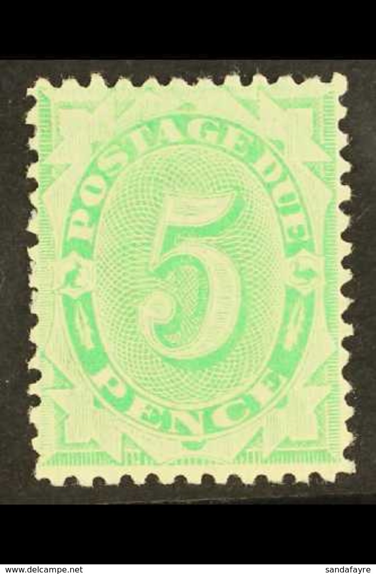 POSTAGE DUES 1902-04 5d Emerald-green Perf 11½,12, SG D17, Fine Mint, Very Fresh. For More Images, Please Visit Http://w - Altri & Non Classificati