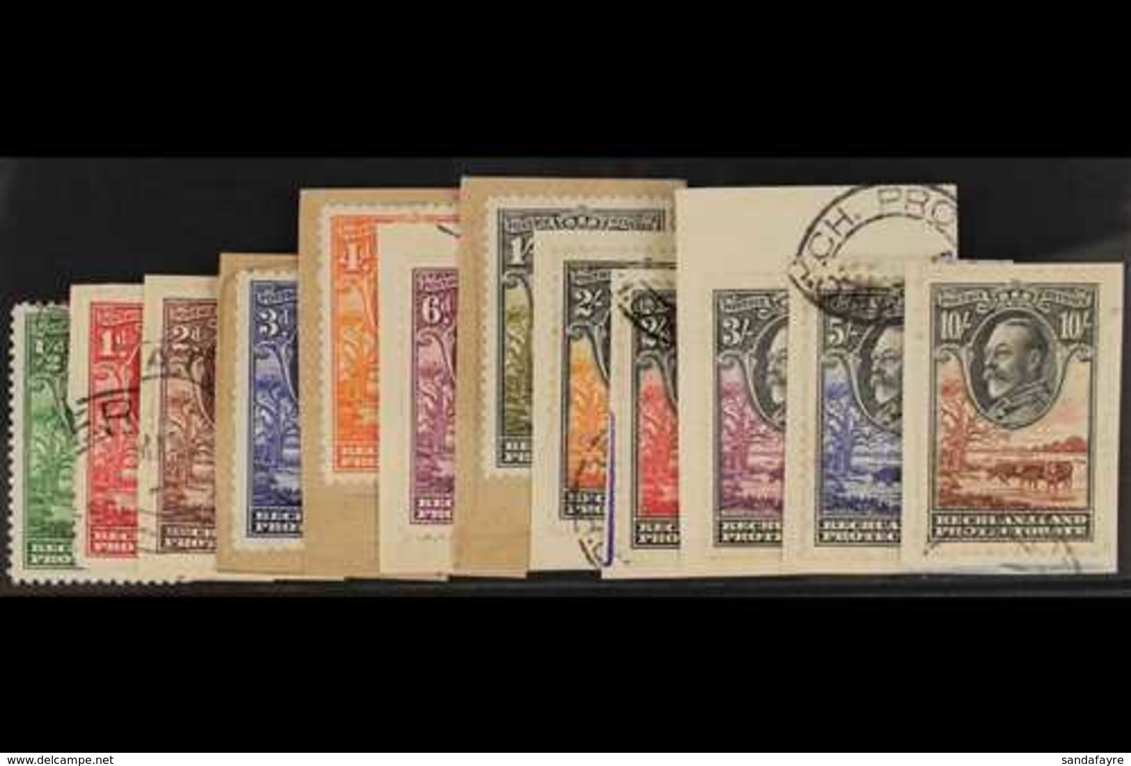 1932 Cattle And Baobab Tree Set Complete, SG 100/110, Superb Used On Individual Pieces. (12 Stamps) For More Images, Ple - Altri & Non Classificati