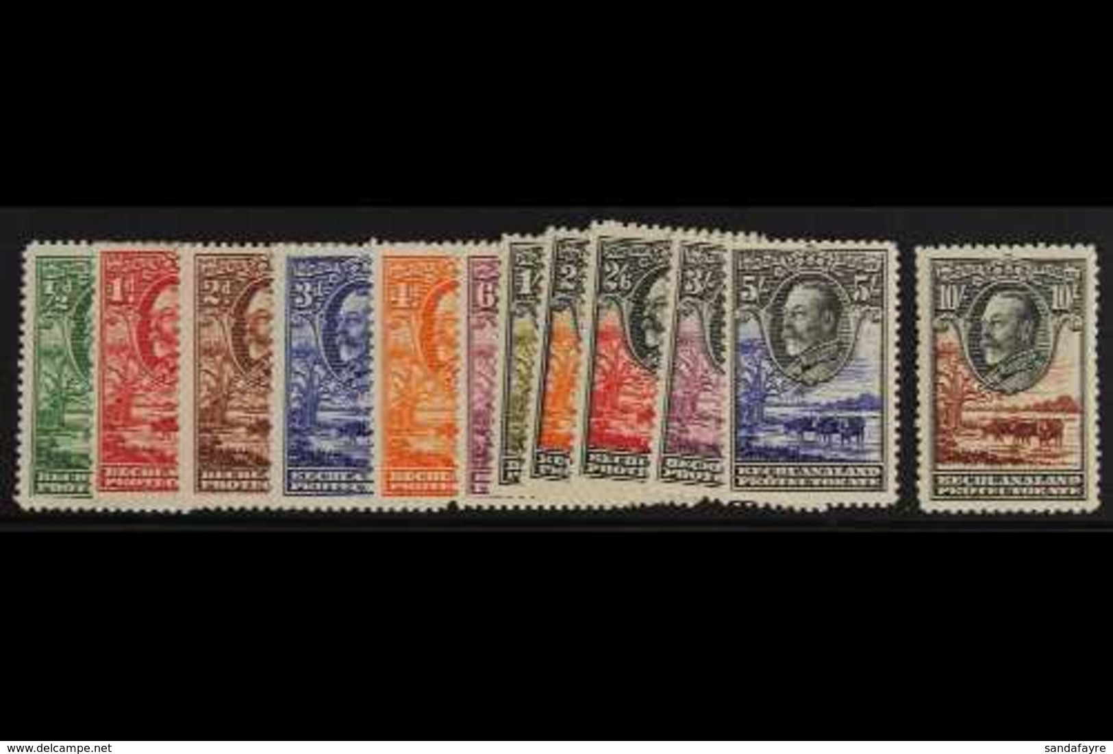 1932 King George V With Cattle And Boabab Tree, Complete Set , SG 99/110, Very Fine Mint. (12 Stamps) For More Images, P - Autres & Non Classés