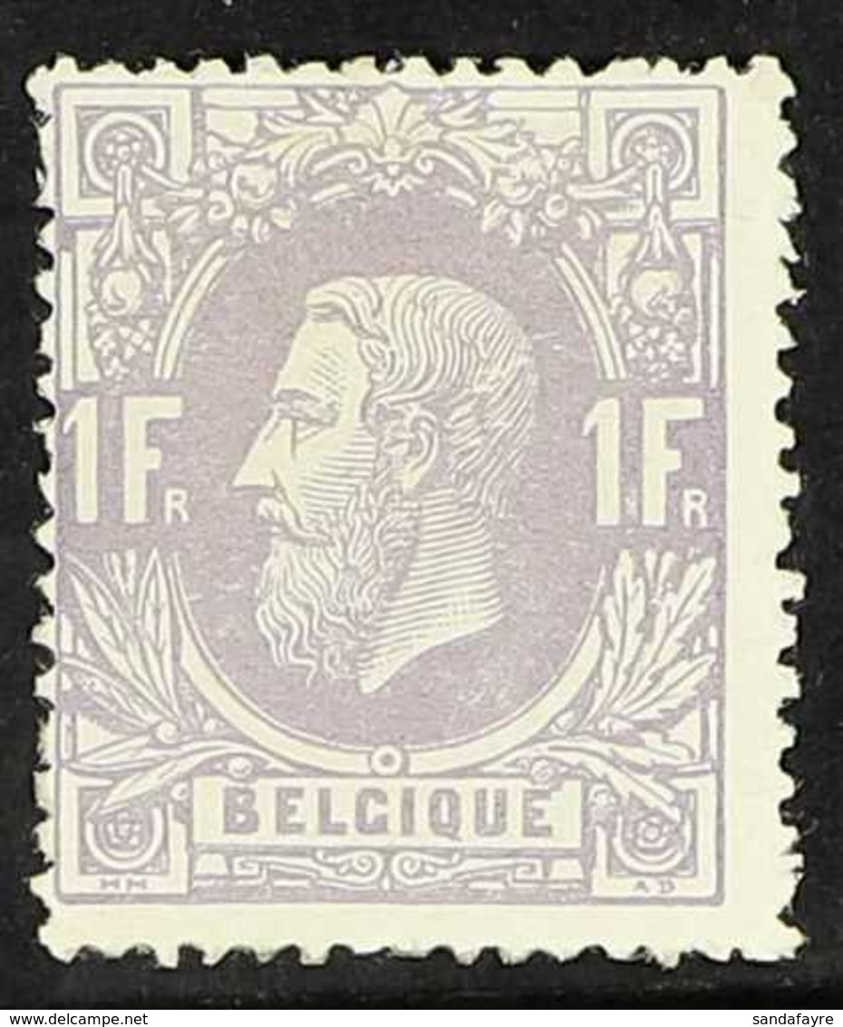 1869-80 1fr Dull Lilac, SG 56 Or COB 36, Mint, Small Hinge Thins And Centred To Top Left, Lovely Fresh Colour. Cat £700  - Autres & Non Classés