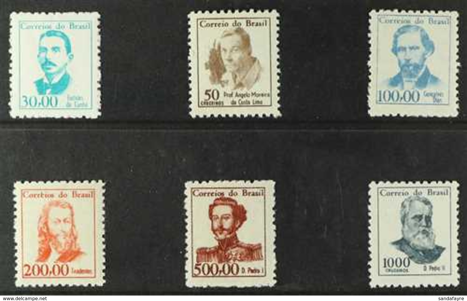 1965-66 Portrait Definitive Set, Scott 989/92A, SG 1073a/73f, Never Hinged Mint (6 Stamps) For More Images, Please Visit - Altri & Non Classificati