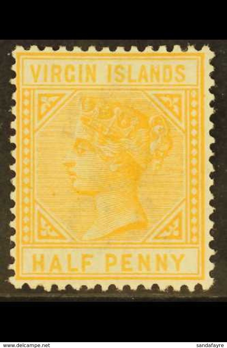 1883-84 ½d Yellow-buff, SG 26, Fine Mint. For More Images, Please Visit Http://www.sandafayre.com/itemdetails.aspx?s=620 - Iles Vièrges Britanniques