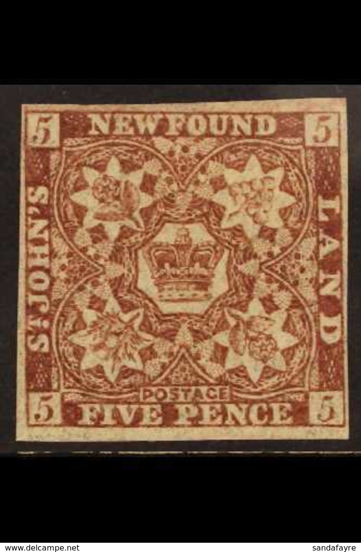 1862-64 5d Red Brown, SG 19a, Mint With Four Good Margins, An Attractive Example. For More Images, Please Visit Http://w - Altri & Non Classificati