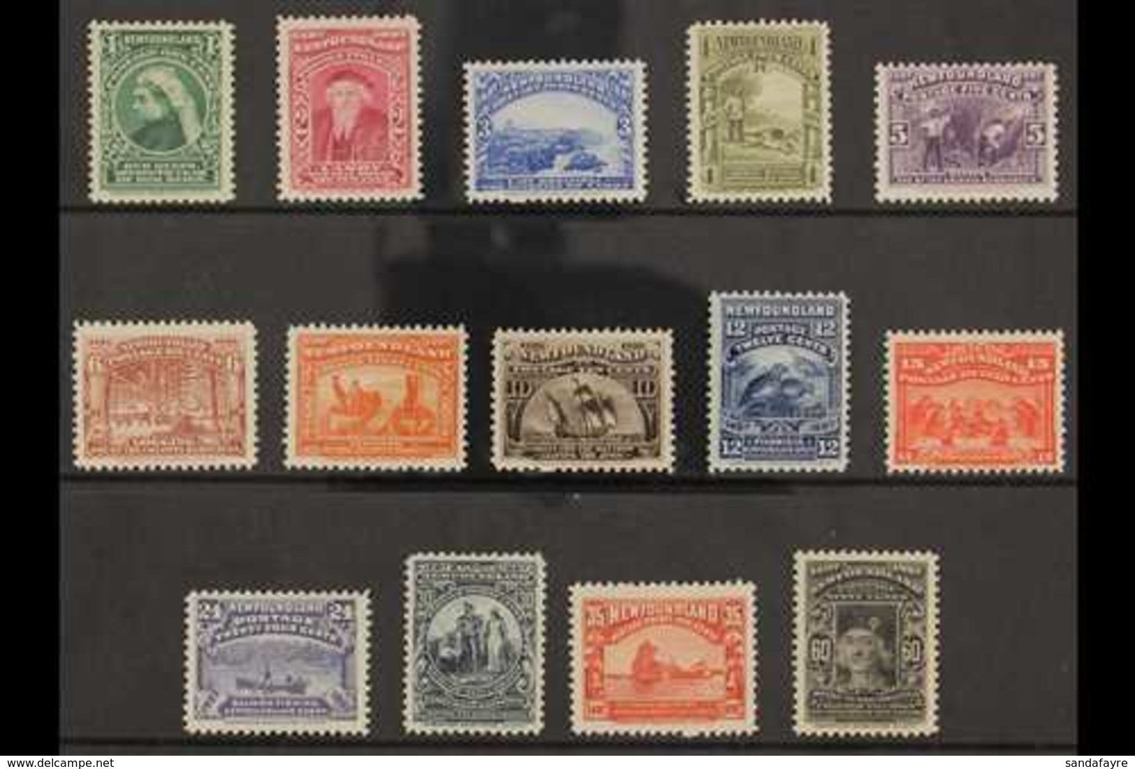 1897 Discovery Complete Set, SG 66/79, Fine Mint, Very Fresh. (14 Stamps) For More Images, Please Visit Http://www.sanda - Autres & Non Classés