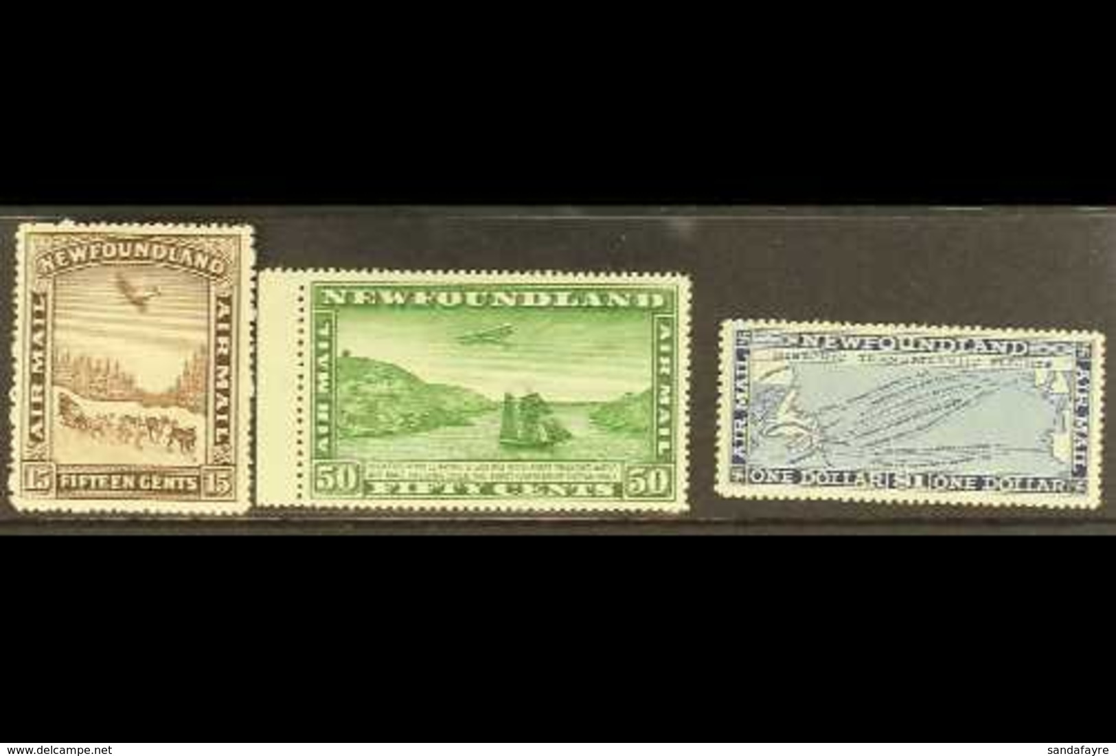 1931 Air Set Without Watermark, SG 192/194, Fine Mint. (3 Stamps) For More Images, Please Visit Http://www.sandafayre.co - Autres & Non Classés