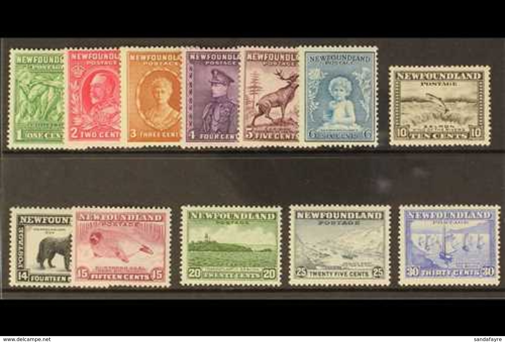 1932 Pictorials Set Complete, SG 209/220, Very Fine Mint (12 Stamps) For More Images, Please Visit Http://www.sandafayre - Autres & Non Classés