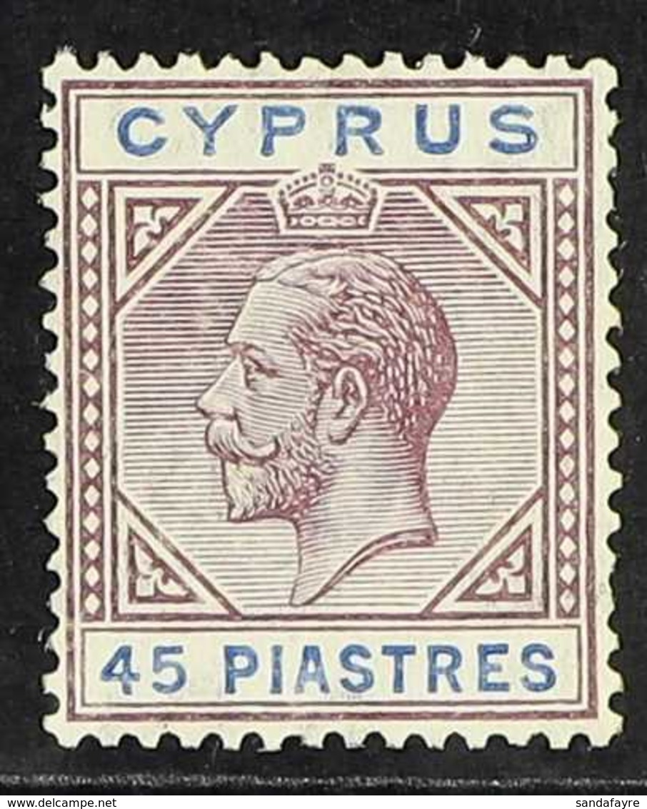 1921-23 45pi Dull Purple & Ultramarine, SG 99, Fine Mint Almost Never Hinged, Fresh. For More Images, Please Visit Http: - Altri & Non Classificati