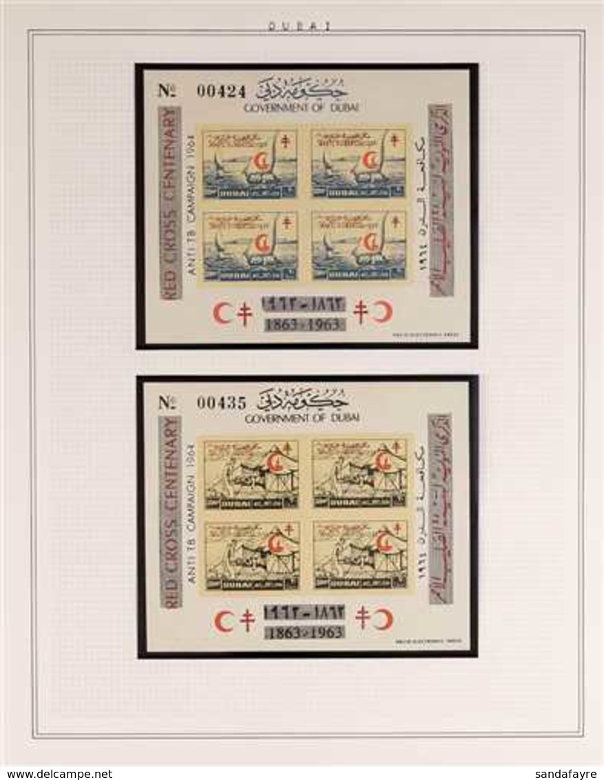 1963-64 COMPREHENSIVE NHM COLLECTION. An Attractive Collection Of Complete Sets Inc Air-Posts Plus Miniature Sheets, Nea - Dubai