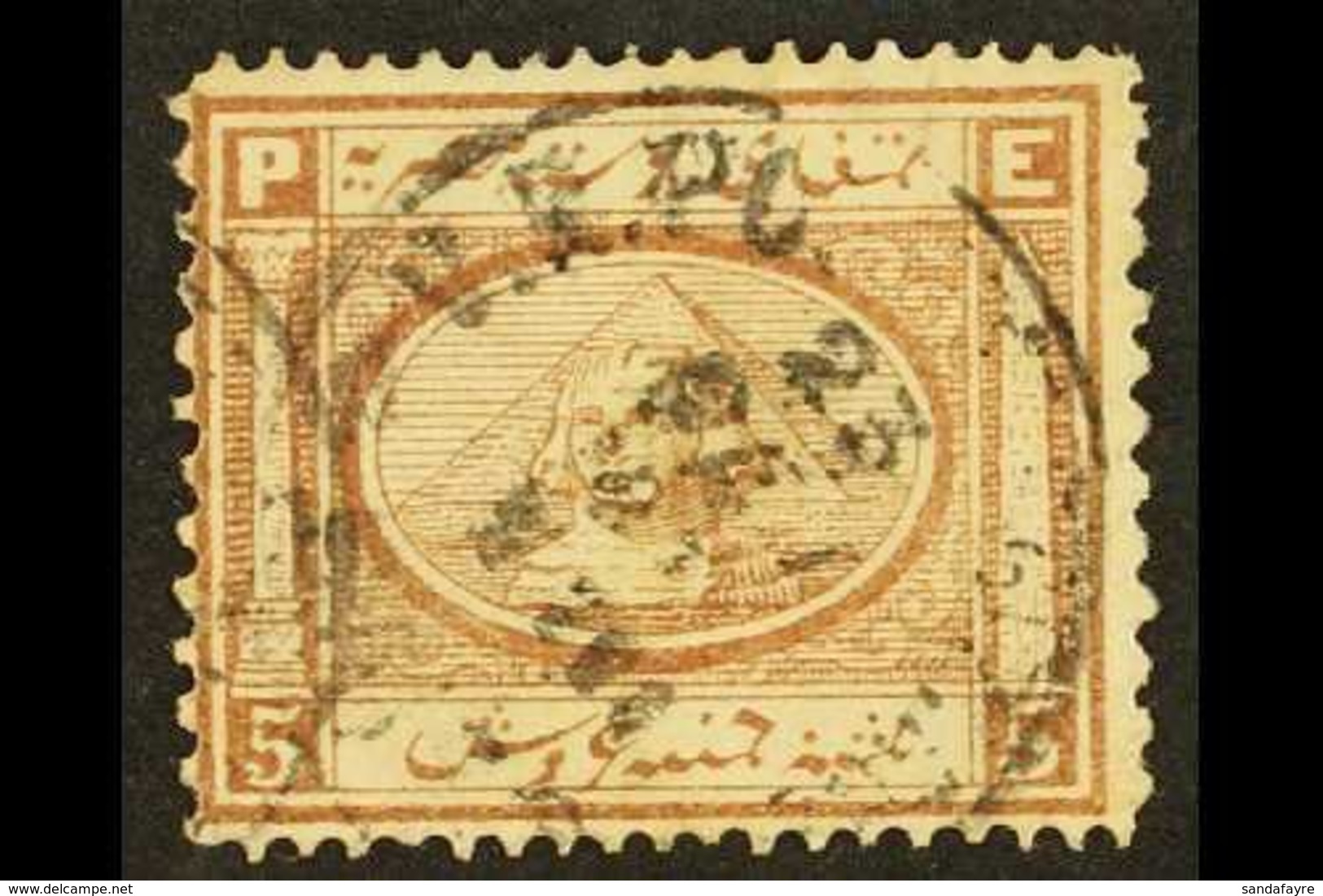 1867-71 5pi Brown, Perf 15x12½, Type IV, WATERMARK IMPRESSED ON FACE, SG 16x, Fine Used. For More Images, Please Visit H - Altri & Non Classificati