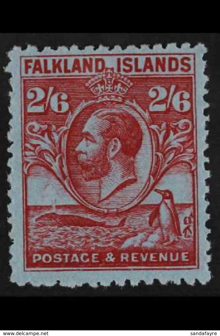 1929 2s 6d "Whale & Penguin", SG 123, Very Fine Never Hinged Mint. For More Images, Please Visit Http://www.sandafayre.c - Falkland