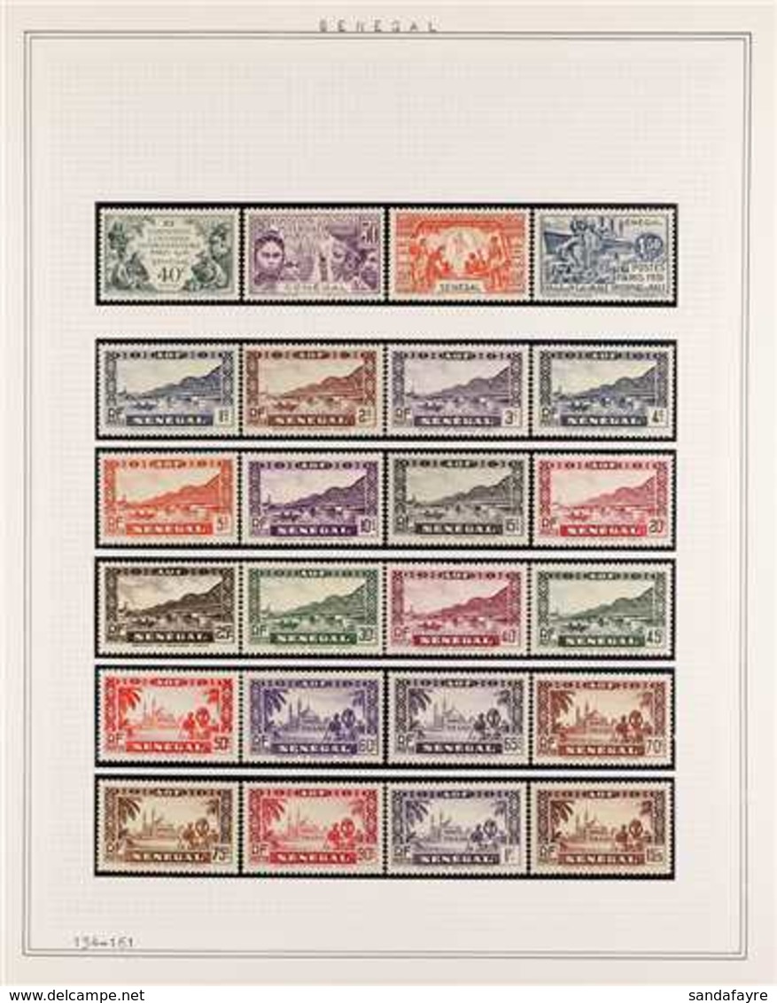 SENEGAL 1912-1967 ALL DIFFERENT MINT COLLECTION On Pages, Chiefly Of 1960's Postal & Air Post Complete Sets. See Scans F - Altri & Non Classificati