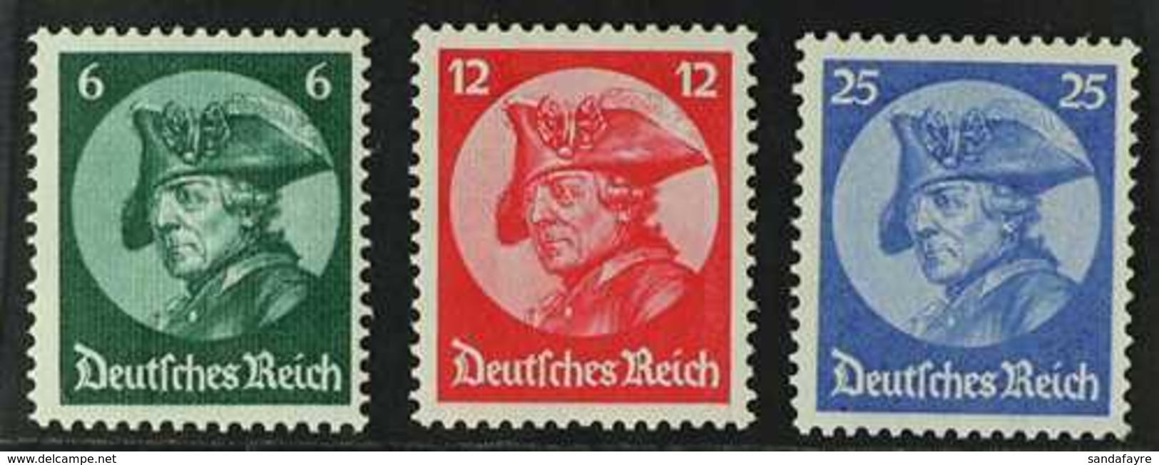 1933 Opening Of The Reichstag Complete Set (Michel 479/81, SG 490/92), Never Hinged Mint, Very Fresh. (3 Stamps) For Mor - Altri & Non Classificati