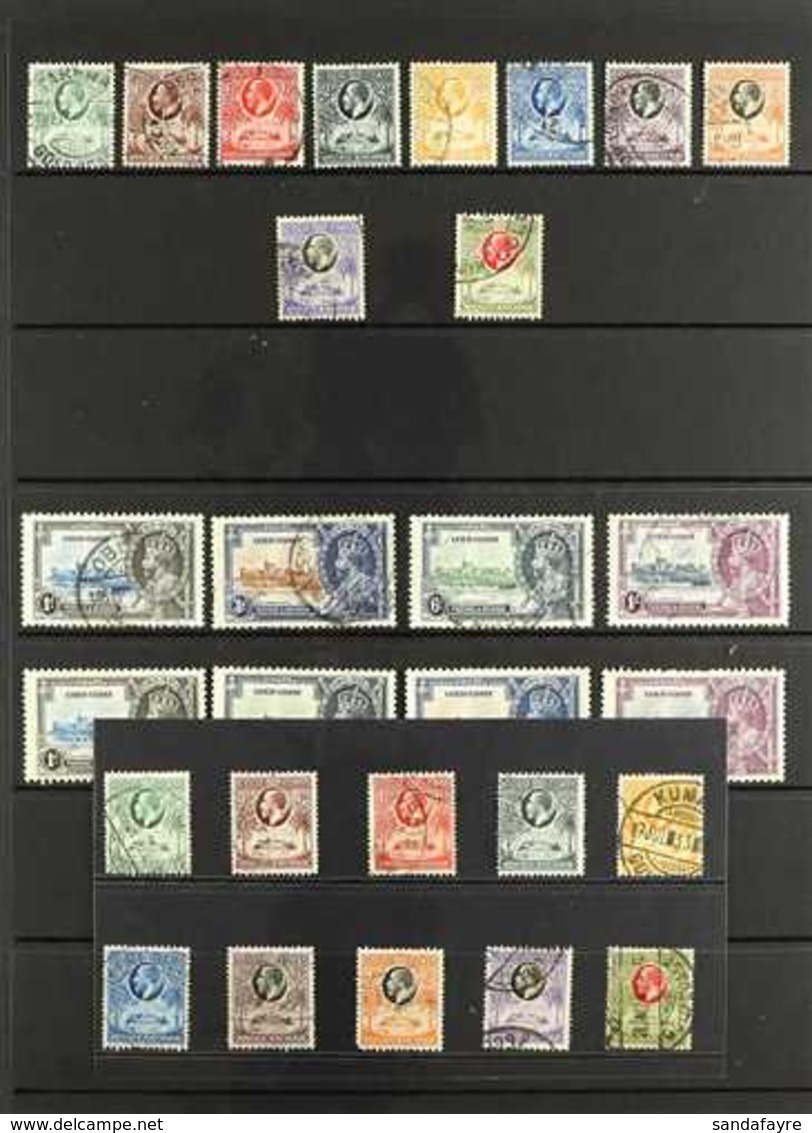 1876-1970's INTERESTING OLD AUCTION LOT. An Unchecked Mint & Used Range In An Old Continental Auction House Folder That  - Côte D'Or (...-1957)