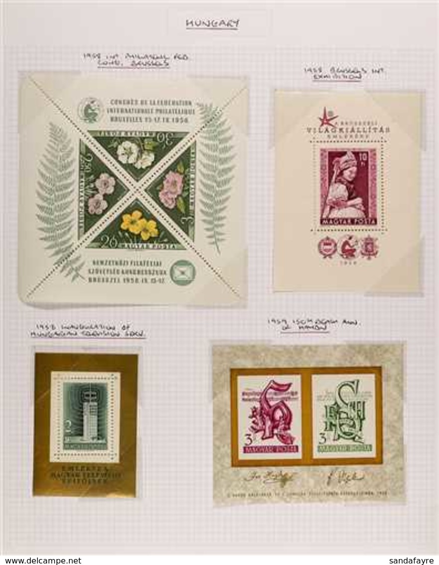 1958-1989 MINIATURE SHEETS. SUPERB NEVER HINGED MINT COLLECTION Of All Different Mini-sheets Presented In Hingeless Moun - Altri & Non Classificati