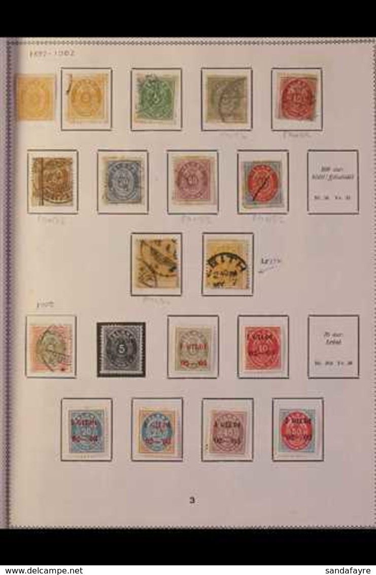 1876 - 1952 INTERESTING OLD TIME COLLECTION Extensive Collection With Many Better Items Including 1876-95 Perf 14x13½ Va - Other & Unclassified