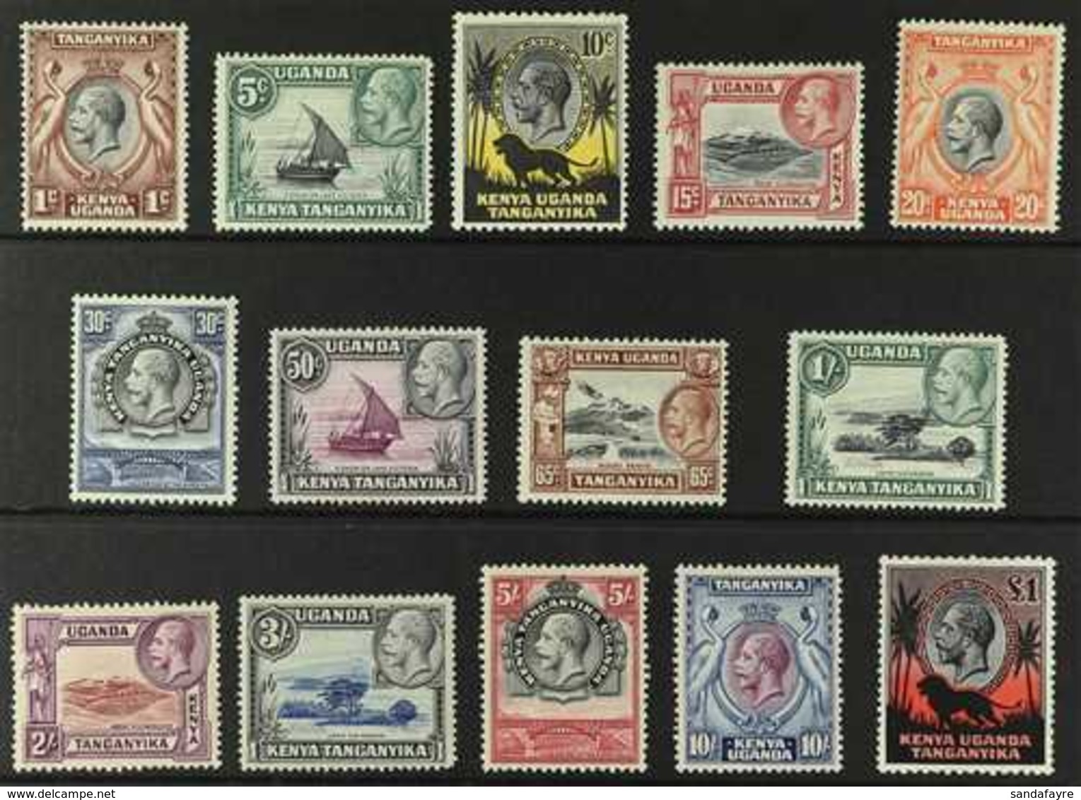 1935-37 King George V Pictorial Definitives Complete Set, SG 110/123, Very Fine Mint. (14 Stamps) For More Images, Pleas - Vide
