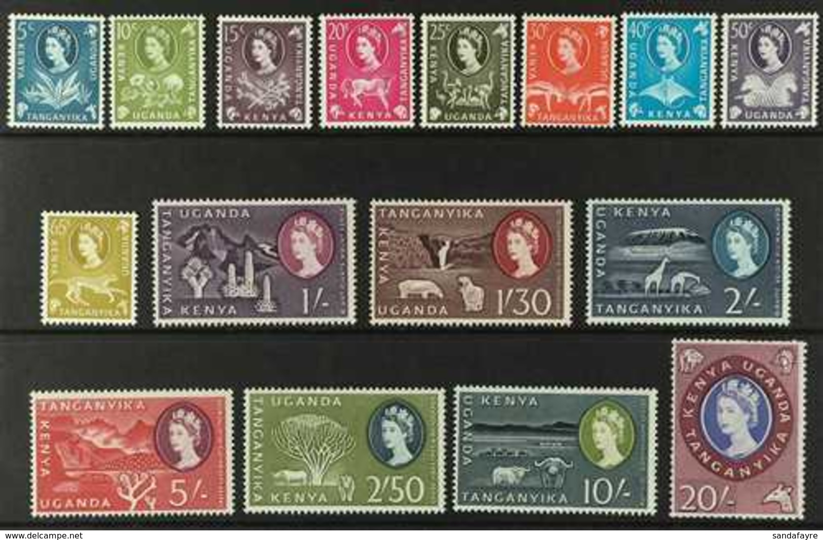 1960-62 Complete Definitive Set, SG 183/198, Never Hinged Mint. (16 Stamps) For More Images, Please Visit Http://www.san - Vide